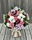 Букет цветов из: Альстромерии, Гвоздики, Розы и Хризантемы в Мельчевке