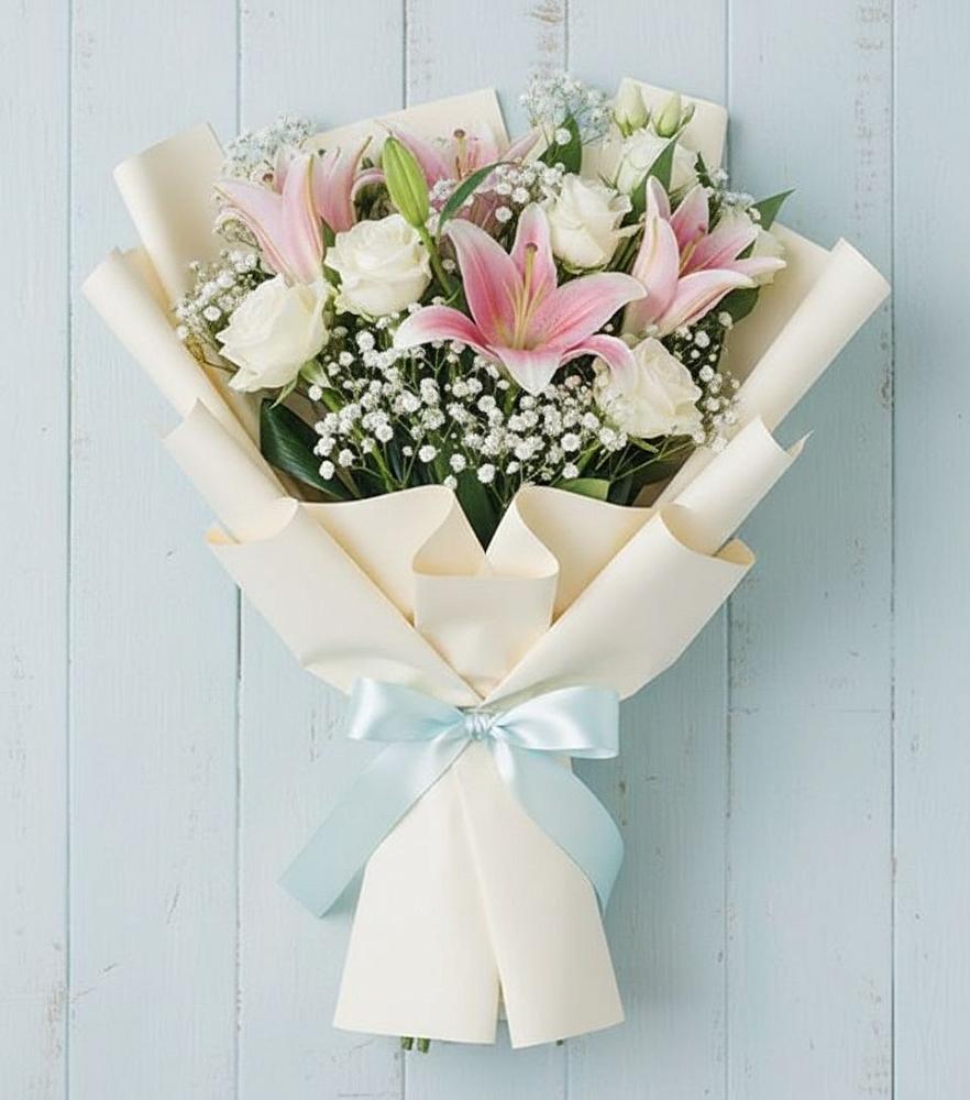 Букет цветов из: Лилии в Мельчевке