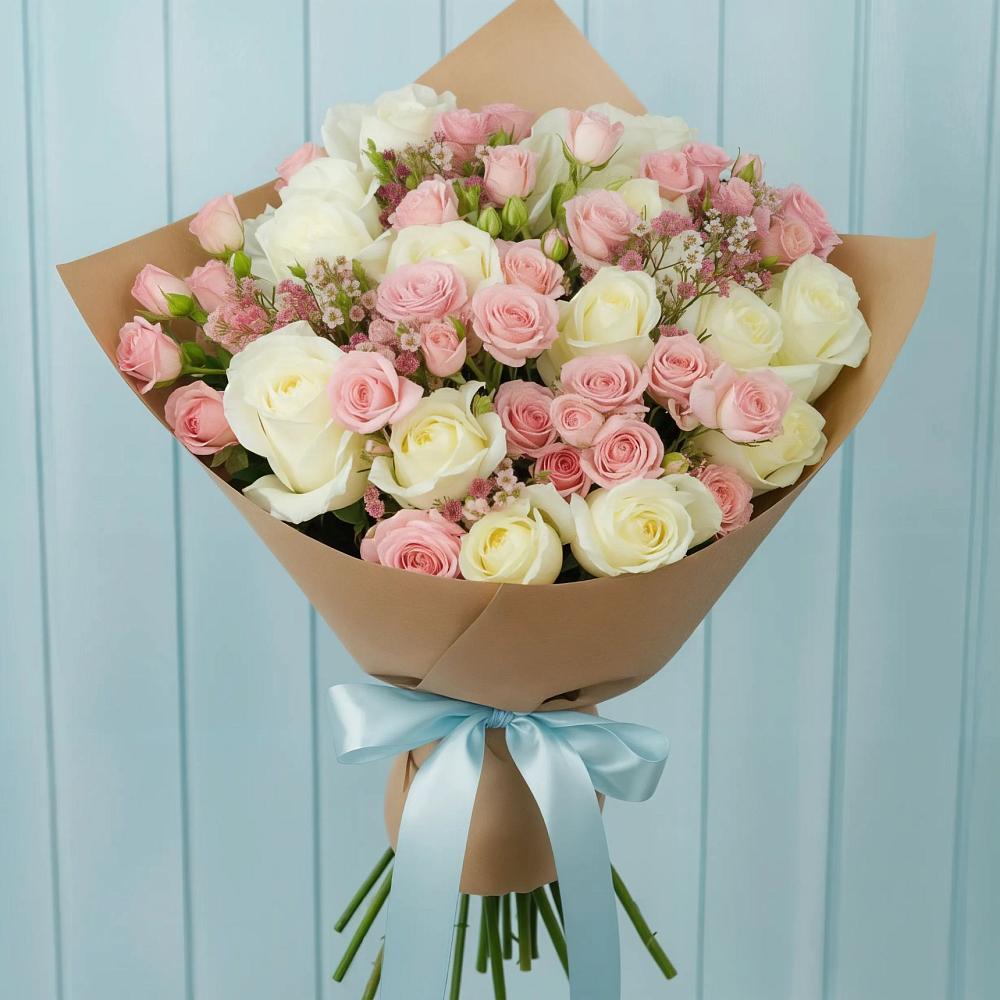 Букет цветов из: Розы в Мельчевке