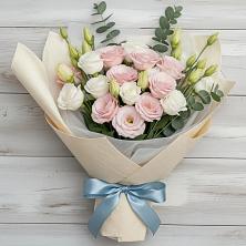 Букет цветов из:  Лизиантусы в Мельчевке