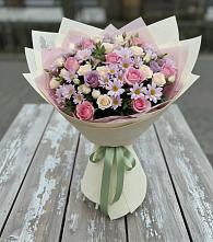 Букет цветов из:  Розы и Хризантемы в Мельчевке