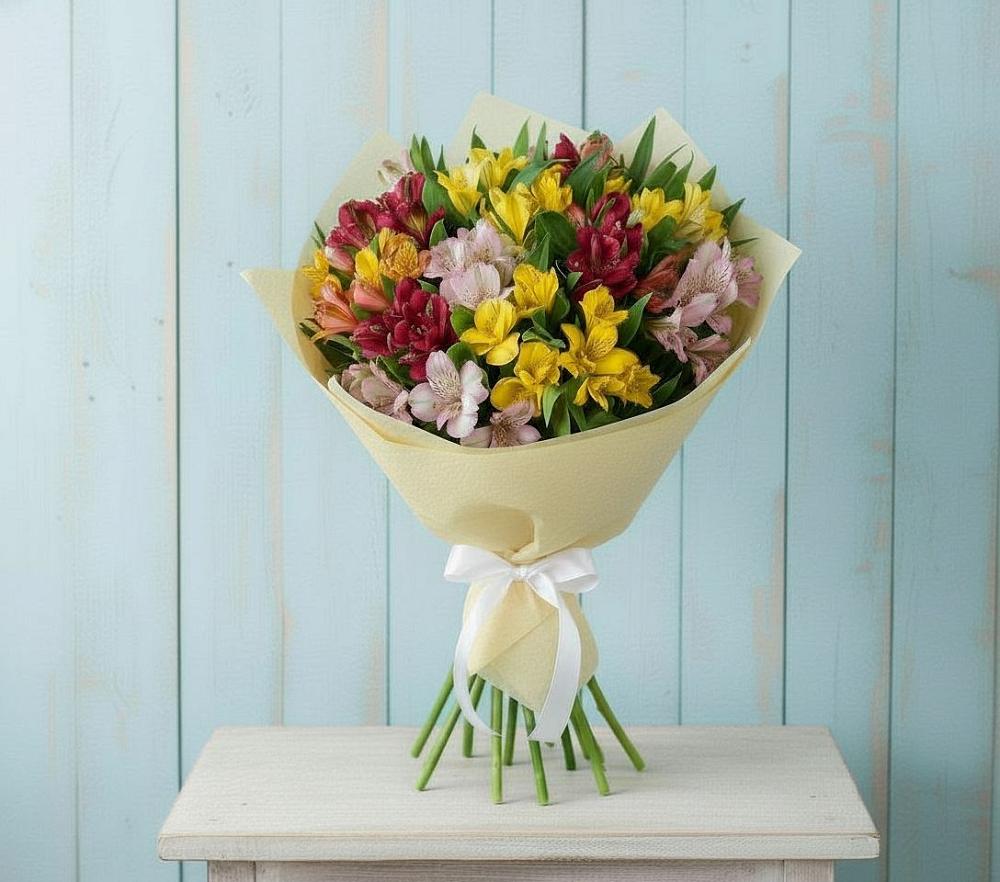 Букет цветов из: Альстромерии в Мельчевке