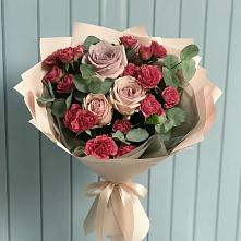 Букет цветов из:  Гвоздики и Розы в Мельчевке