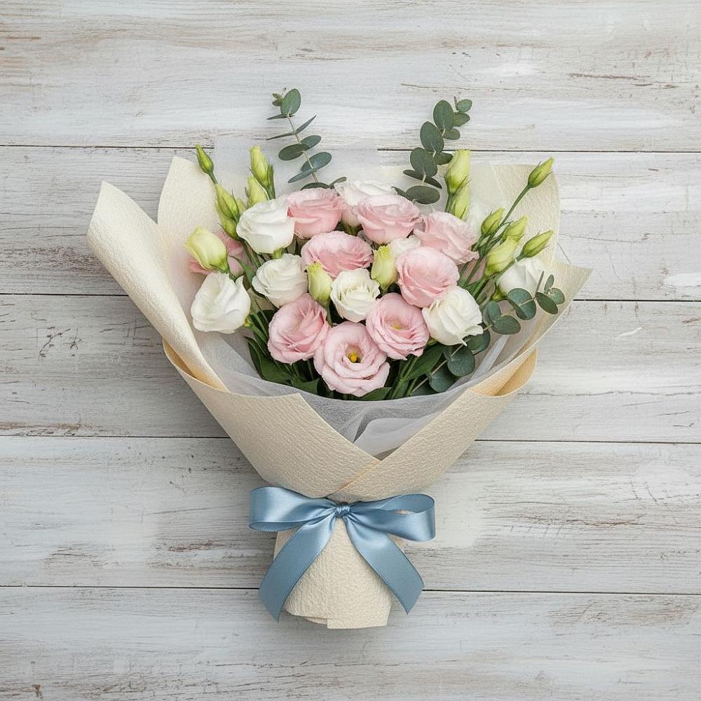 Букет цветов из: Лизиантусы в Мельчевке